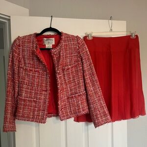 Chanel Blazer and Skirt Matching Set